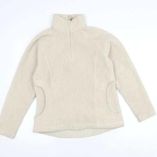 Peter Storm Women's Ivory Fleece Sweatshirt Size 12