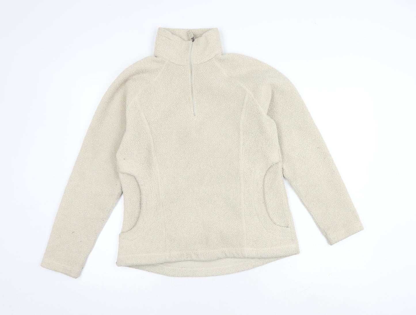 Peter Storm Women's Ivory Fleece Sweatshirt Size 12