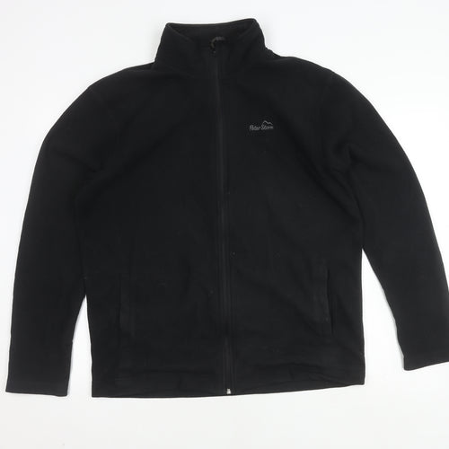 Peter Storm Men's Fleece Jacket Large Black Regular Fit