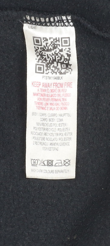 Peter Storm Men's Fleece Jacket Large Black Regular Fit