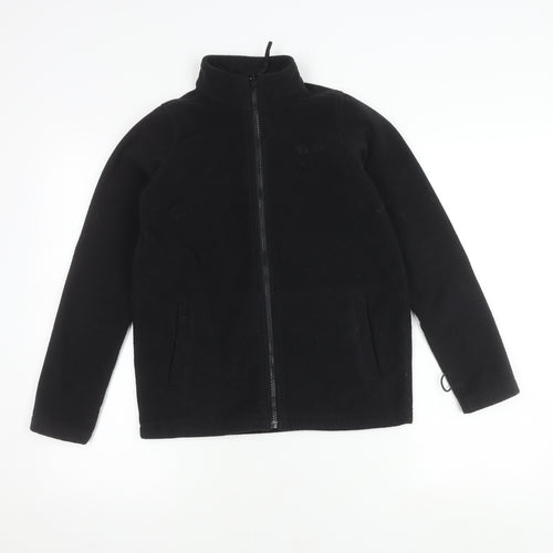 TOG24 Boys Black Polyester Basic Jacket 11-12 Years