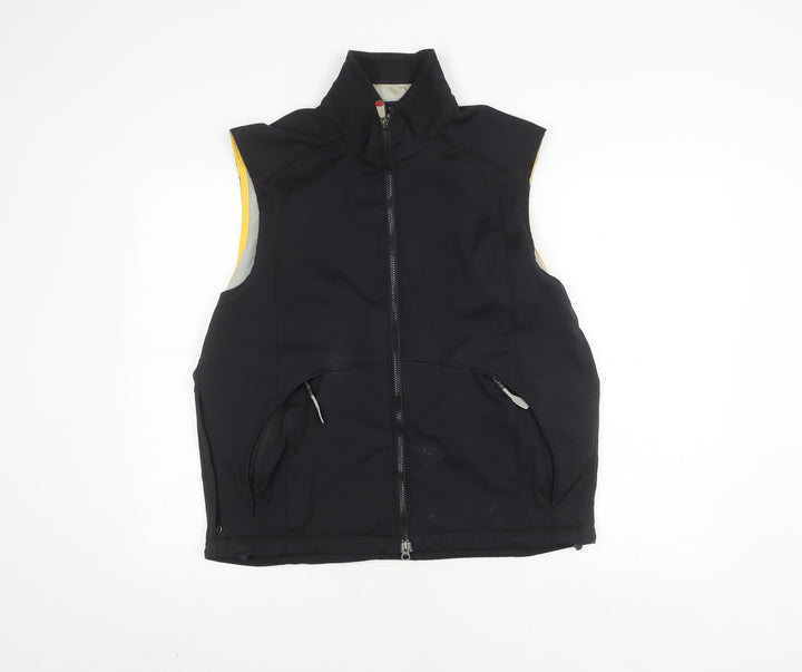 GAP Men's Medium Black Polyester Waistcoat