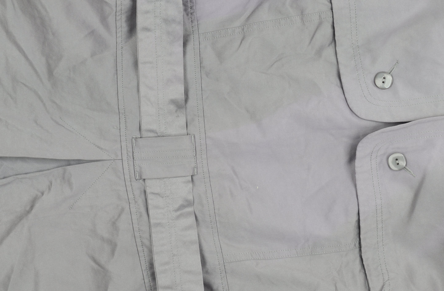 Blanco Women's Grey Trench Coat Size 14 Belted Classic