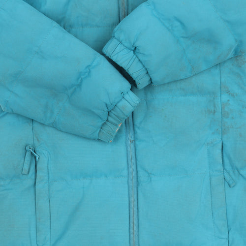 Trespass Girls Blue Puffer Jacket, 5-6 Years, Winter Waterproof