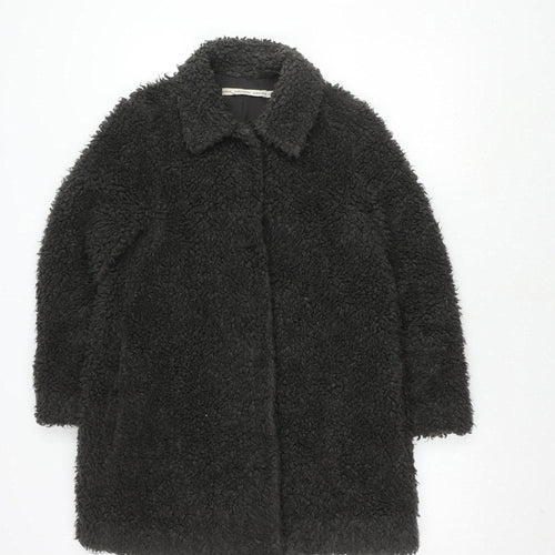 & Other Stories Women's Black Long Coat Size 6