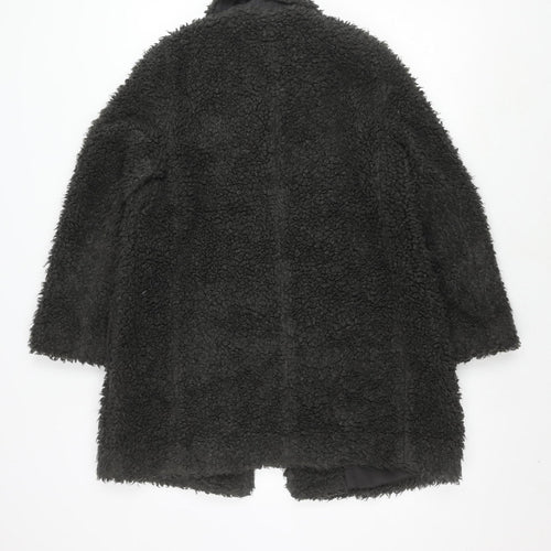 & Other Stories Women's Black Long Coat Size 6