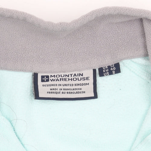 Mountain Warehouse Women's Blue Fleece Size 12 Sweatshirt
