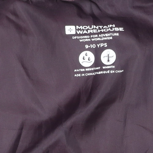 Mountain Warehouse Girls Purple Puffer Jacket 9-10 Years