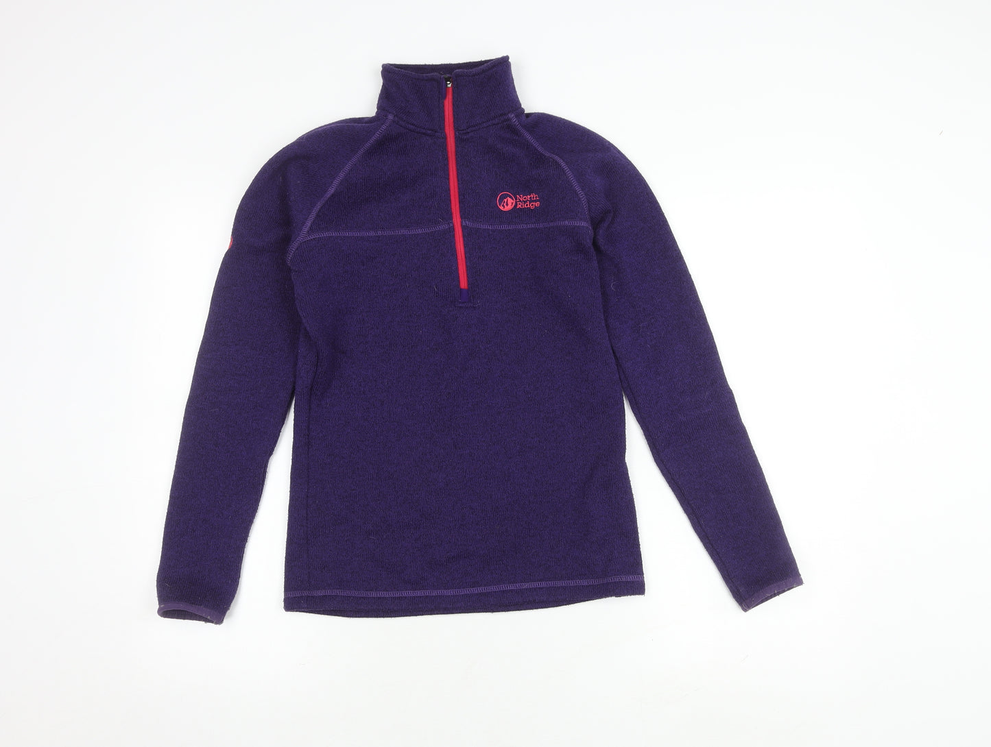 North Ridge Women’s Purple Zip Sweatshirt Size 8