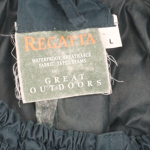 Regatta Men's Blue Rain Trousers Size L Waterproof