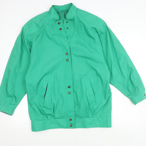 St Michael Women's Green Basic Jacket Size 14