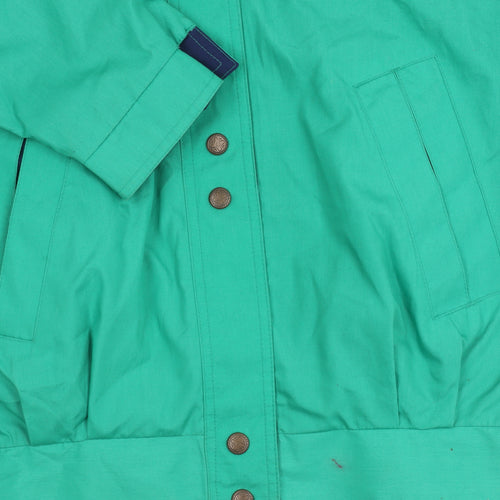 St Michael Women's Green Basic Jacket Size 14