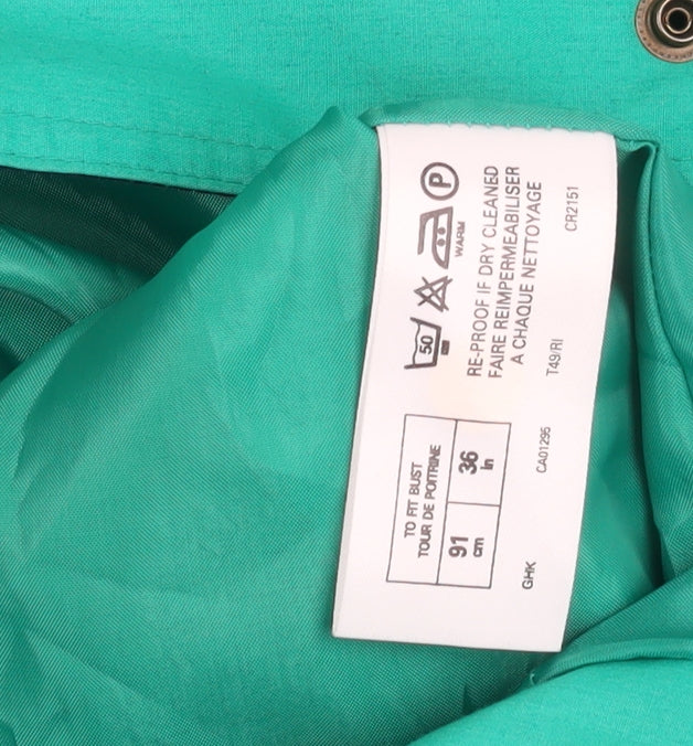 St Michael Women's Green Basic Jacket Size 14