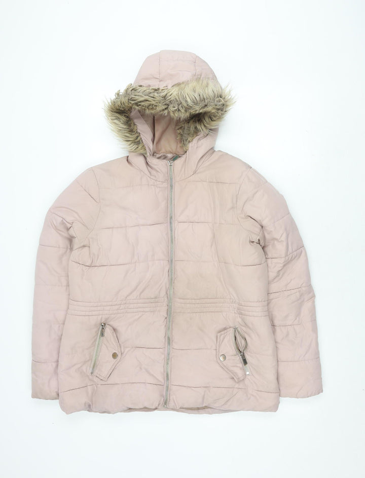 Dorothy Perkins Petite Pink Puffer Jacket Size 12