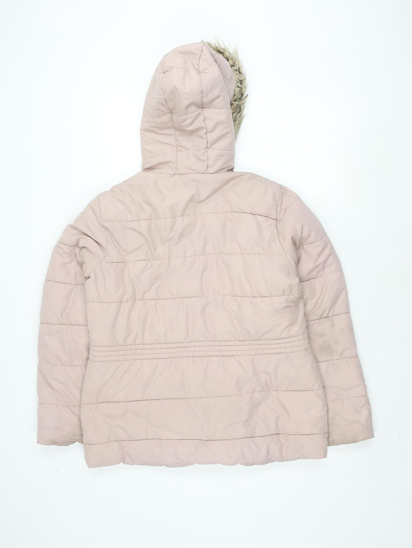 Dorothy Perkins Petite Pink Puffer Jacket Size 12