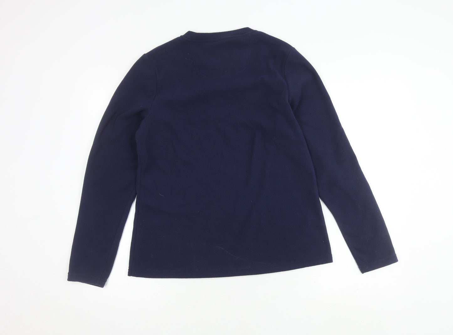 Peter Storm Women's Blue Fleece Pullover Sweatshirt Size 10