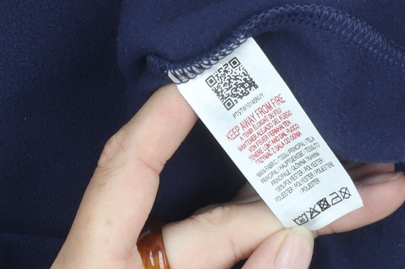 Peter Storm Women's Blue Fleece Pullover Sweatshirt Size 10