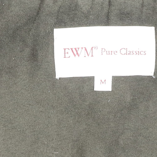 EWM Men's Green Mid-Length Jacket, Size M, Casual
