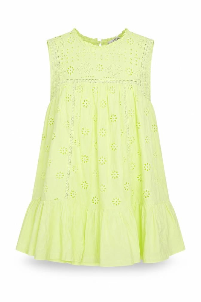 Front view of Next Women's Green A-Line Mini Dress, size 12, Sleeveless