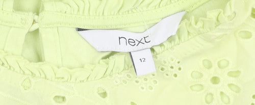 Next Women's Green A-Line Mini Dress, Size 12, Sleeveless
