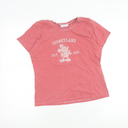 Disneyland Resort Pink Mickey Mouse T-Shirt Women S