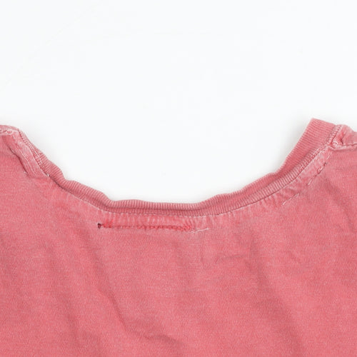 Disneyland Resort Pink Mickey Mouse T-Shirt Women S