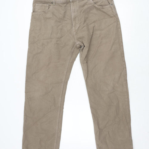 Marks and Spencer Men's Brown Trousers 38