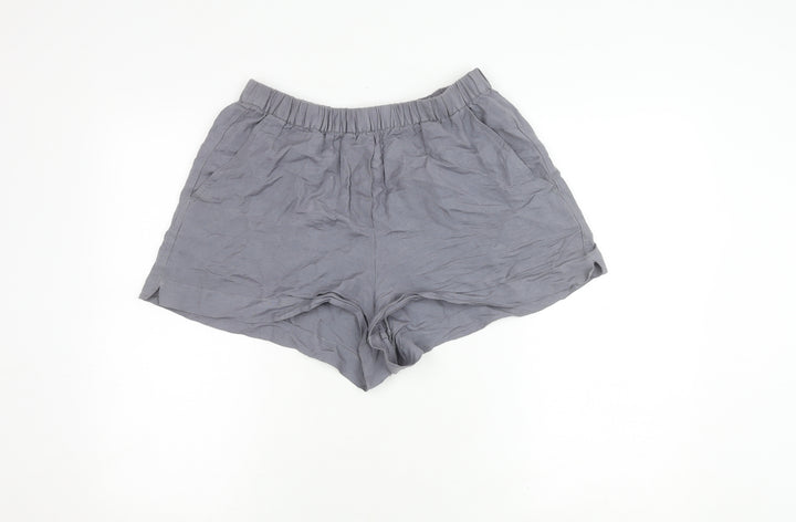 Oysho Grey Women's Shorts, M, Casual Cotton Blend