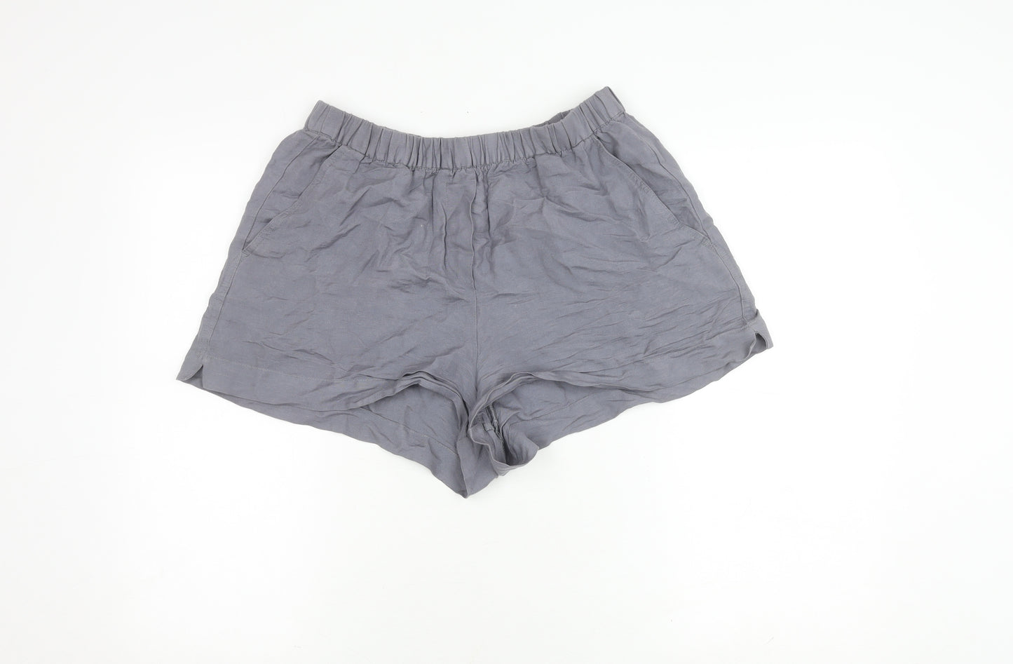 Oysho Grey Women's Shorts, M, Casual Cotton Blend