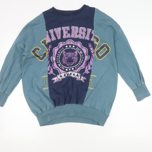 Next Girls Blue Graphic Sweatshirt, 11 Years