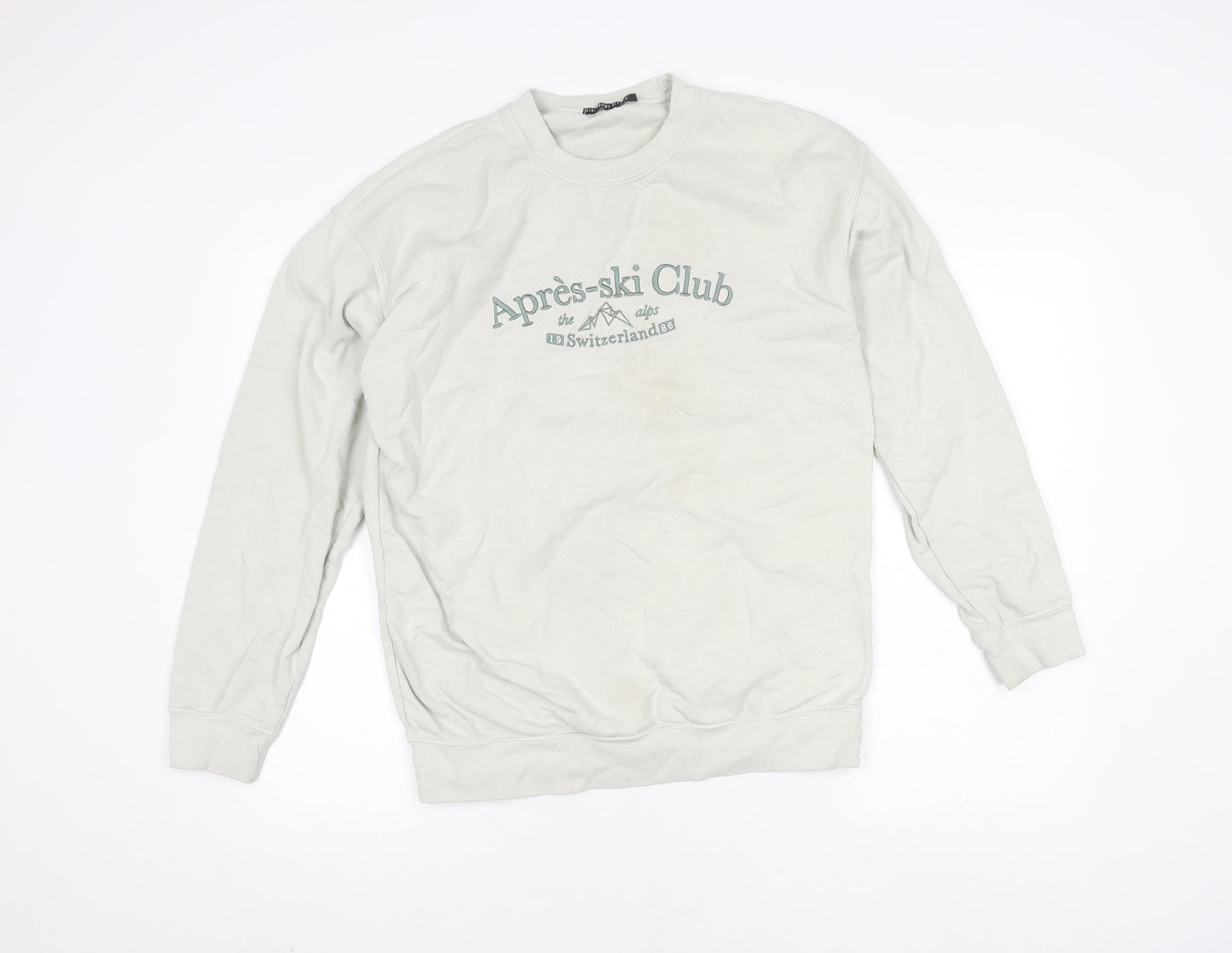 Girl Knows All Women's Ivory Pullover Sweatshirt S