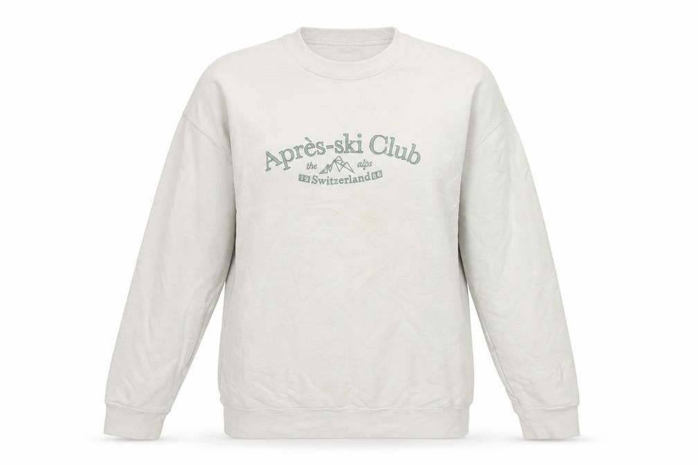 Front view of Girl Knows All Women's Ivory Pullover Sweatshirt S