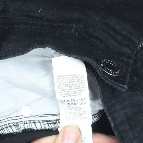 Denim Co. Men's Black Straight Jeans, 38W 32L