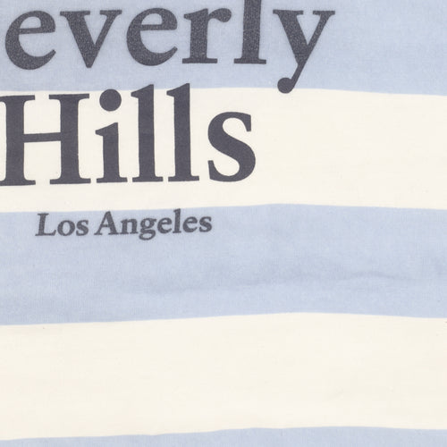 Yours Women's Blue Striped Pullover Sweatshirt 26-28