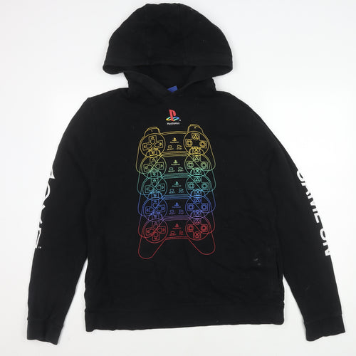 Next Boys PlayStation Hoodie, Black, 16 Years, Graphic Print