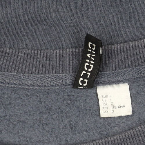DIVIDED Women’s Blue Pullover Sweatshirt, Size 12