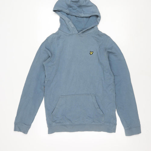 Lyle & Scott Boys Blue Pullover Hoodie, 14-15 Years