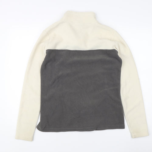 Peter Storm Women's Ivory Grey Fleece Sweatshirt - Size 12