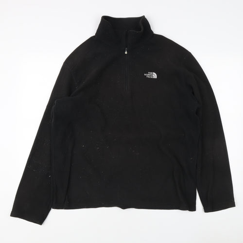 The North Face Men's Black Fleece Pullover Sweatshirt L