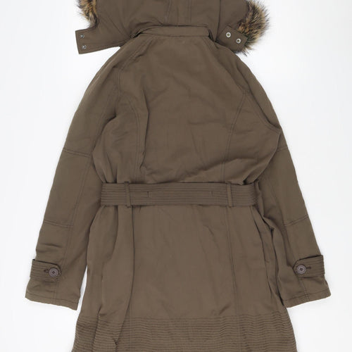 kew 159 Women’s Green Parka Coat Size 10