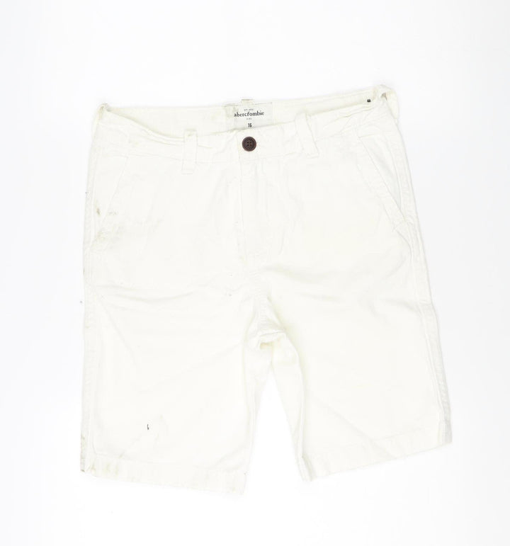 Abercrombie White Teen Shorts, Size 16