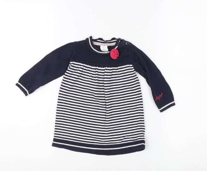 Jasper Conran Striped Dress Set - 6-9 Months, Unisex