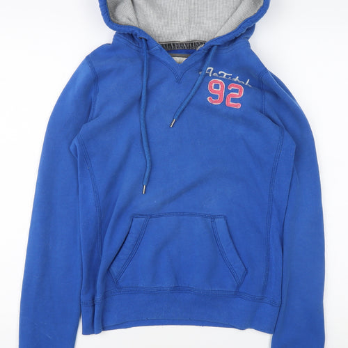 Abercrombie & Fitch Women's Blue Pullover Hoodie - M