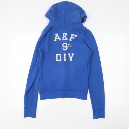 Abercrombie & Fitch Women's Blue Pullover Hoodie - M