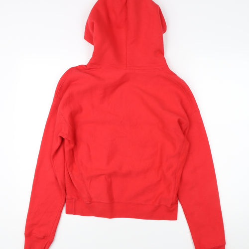 Champion Women's Red Pullover Hoodie - Small