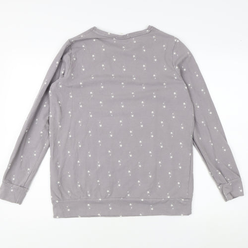 WoolOvers Women's Grey Pullover Sweatshirt, Size S