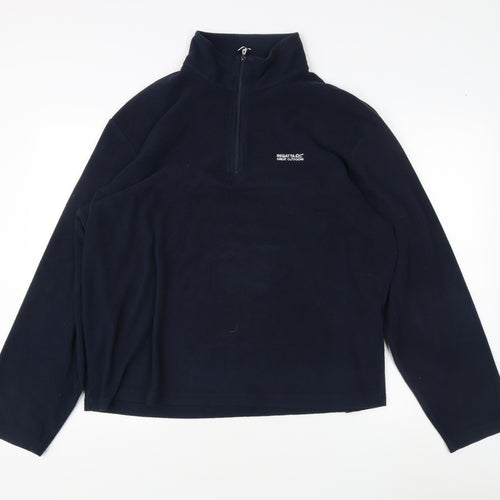 Regatta Men's Blue XL Fleece Pullover Sweatshirt