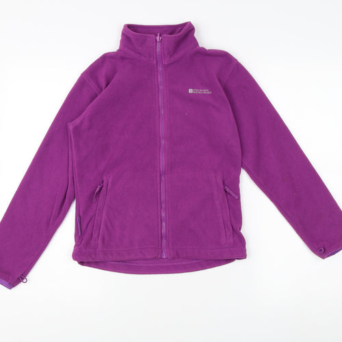 Mountain Warehouse Girls Purple Full Zip Fleece Sweatshirt 9-10Y