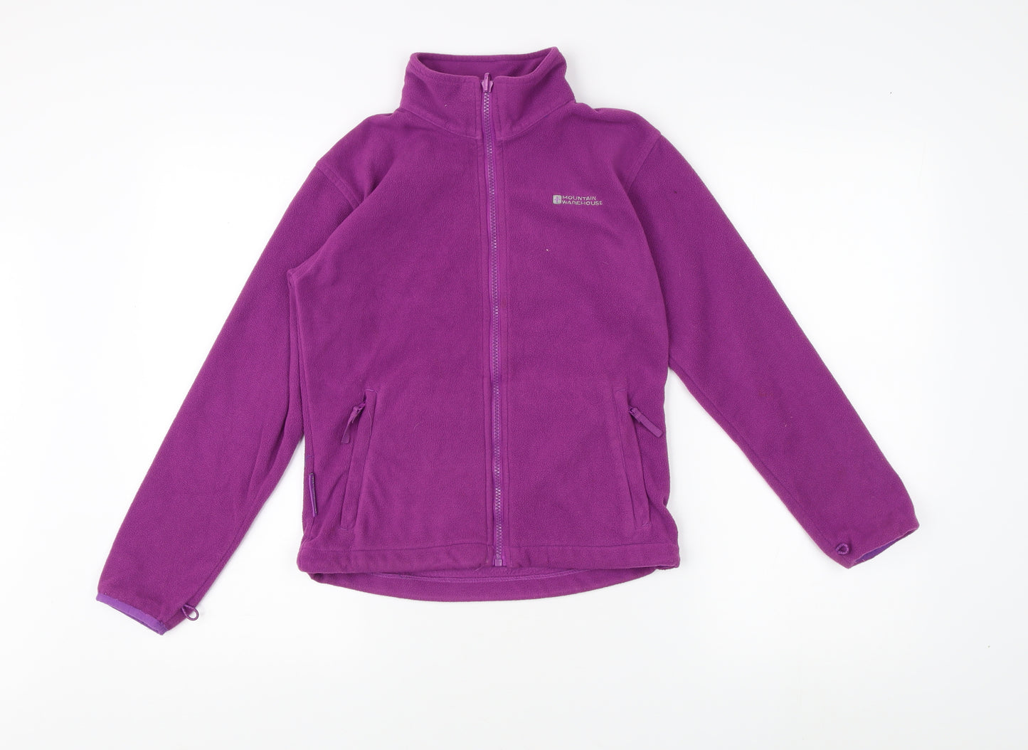 Mountain Warehouse Girls Purple Full Zip Fleece Sweatshirt 9-10Y
