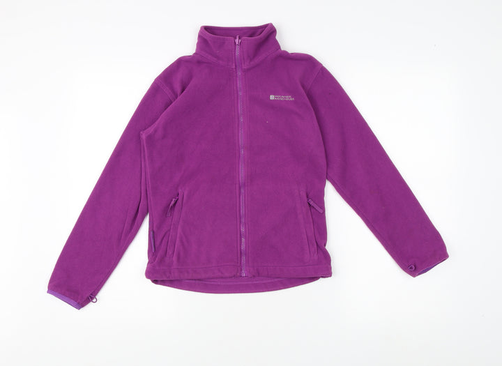 Mountain Warehouse Girls Purple Full Zip Fleece Sweatshirt 9-10Y
